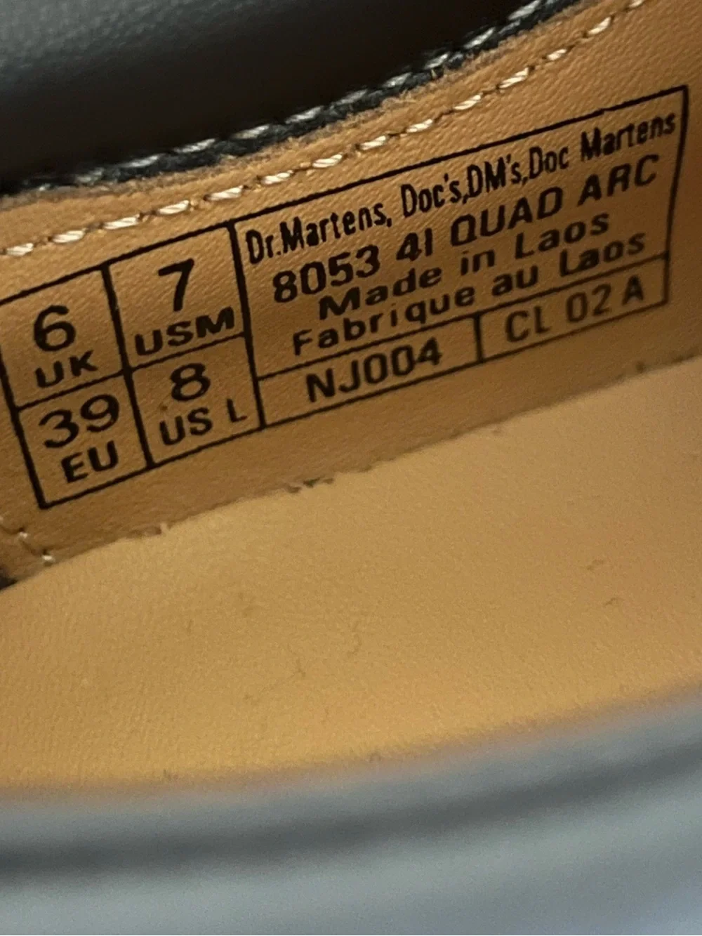 Dr. Martens brown platform